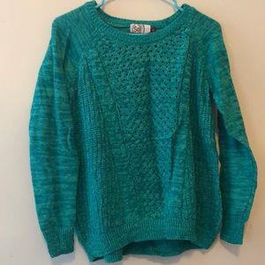 Green/blue sweater